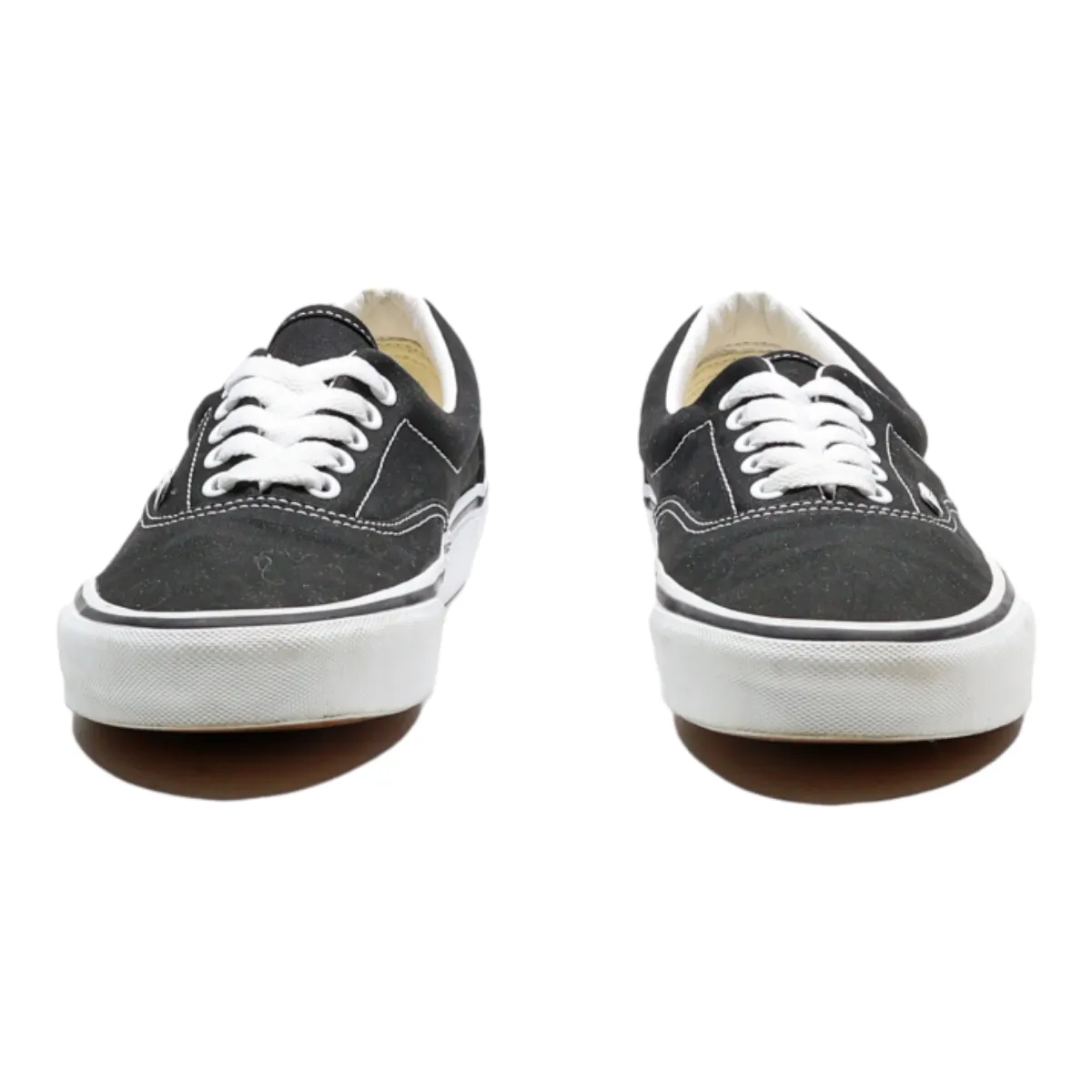 VANS Low Top Trainers Black Canvas Mens UK 6.5