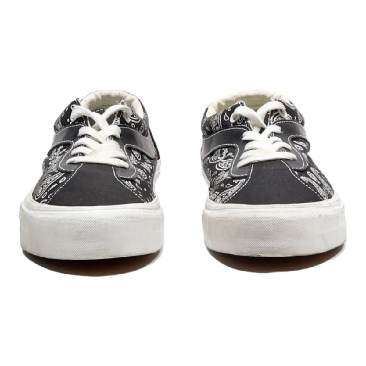 VANS Low Top Trainers Black Canvas Mens UK 8.5