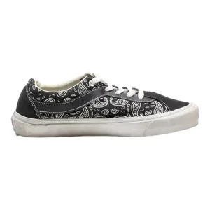 VANS Low Top Trainers Black Canvas Mens UK 8.5