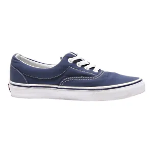 VANS Low Top Trainers Blue Canvas Mens UK 5