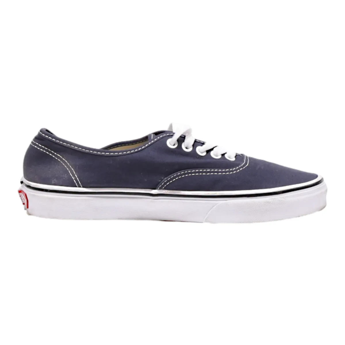 VANS Low Top Trainers Blue Canvas Womens UK 7