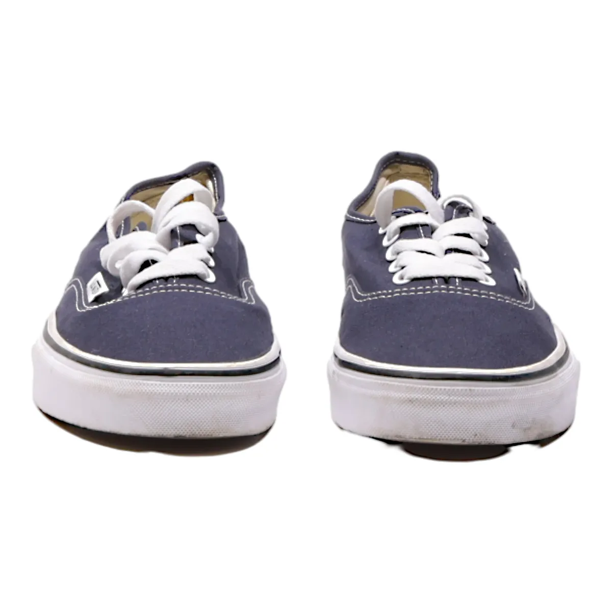 VANS Low Top Trainers Blue Canvas Womens UK 7