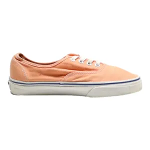 VANS Low Top Trainers Pink Canvas Womens UK 4.5