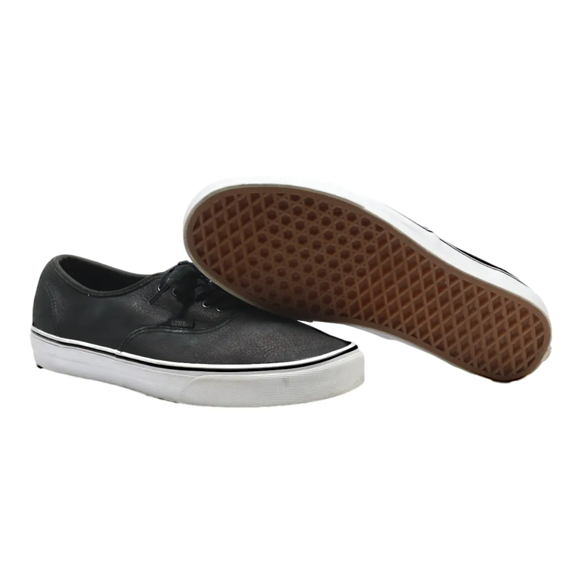 VANS Old Skool Low Top Trainers Black Canvas Womens UK 8.5