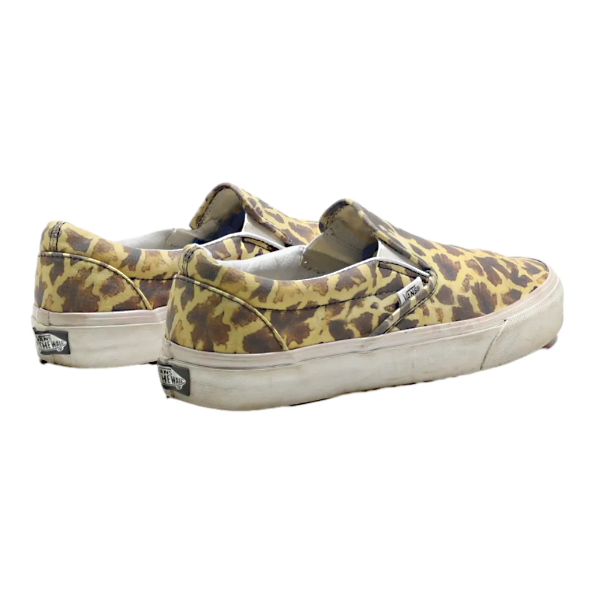VANS Pump Shoes Beige Canvas Womens UK 6