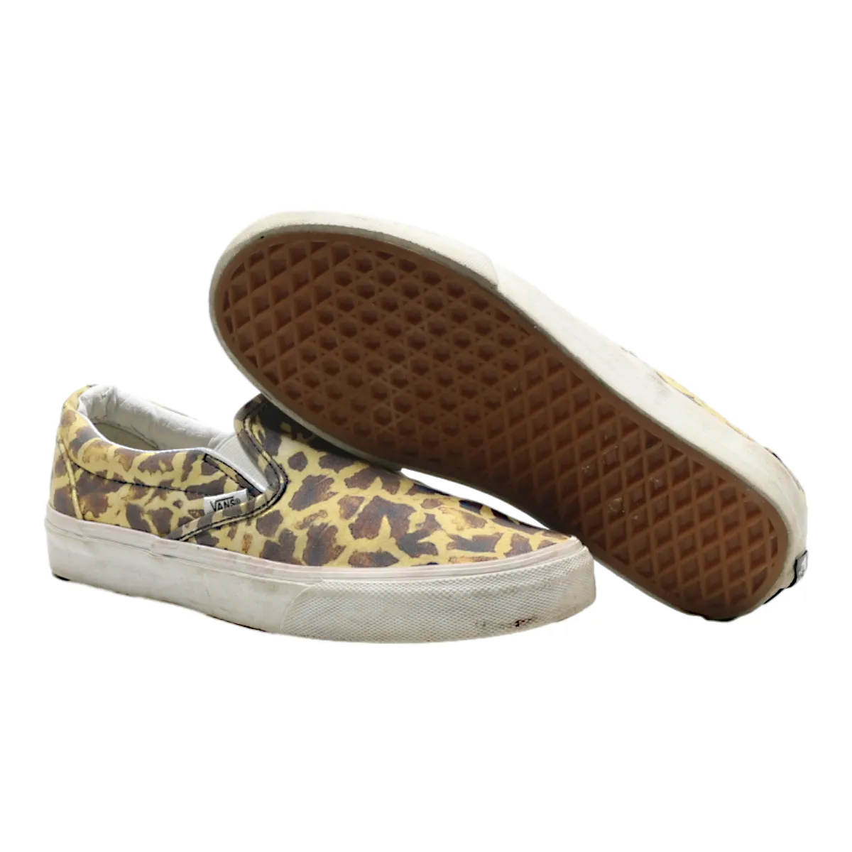 VANS Pump Shoes Beige Canvas Womens UK 6