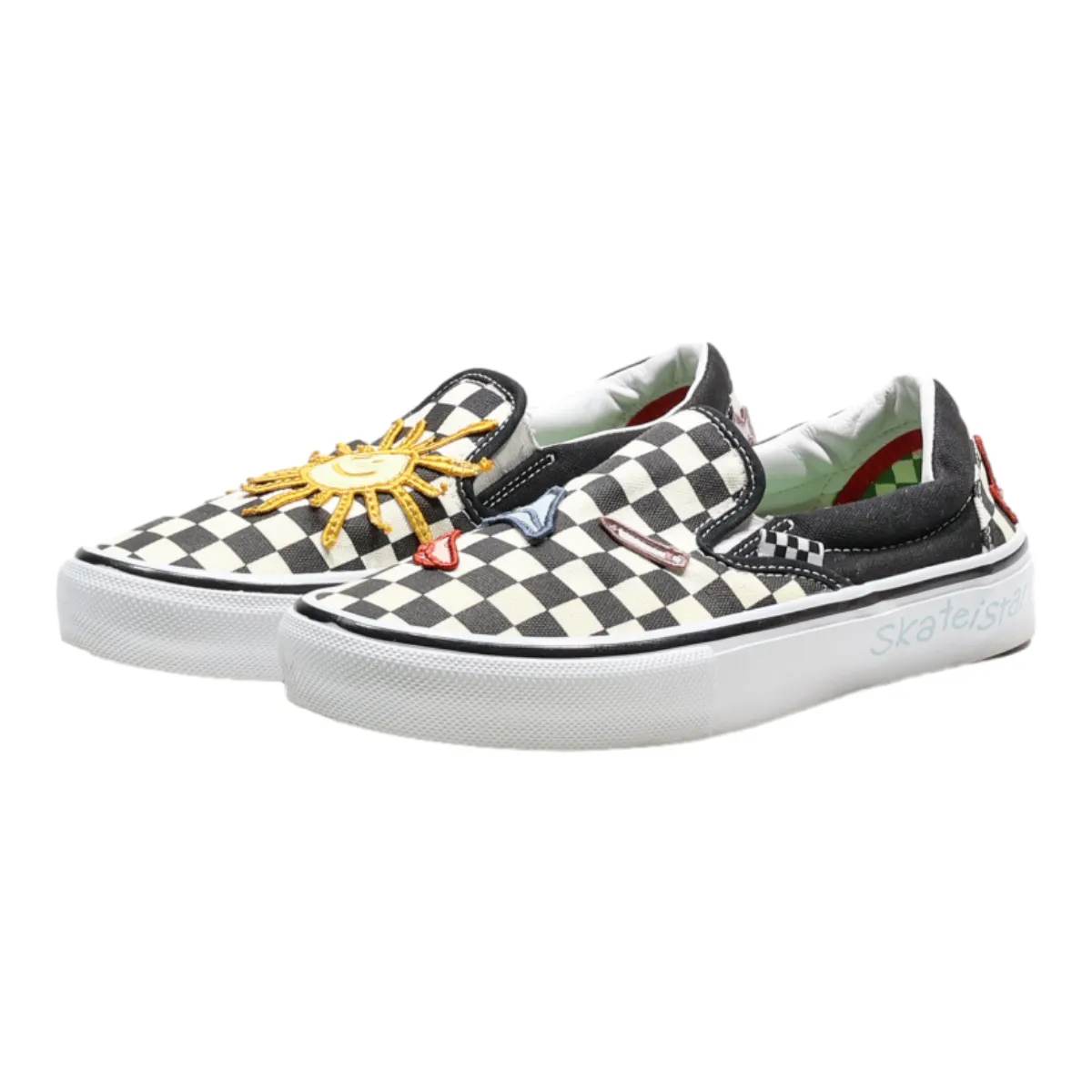 VANS Pump Shoes Black Canvas Mens UK 5.5