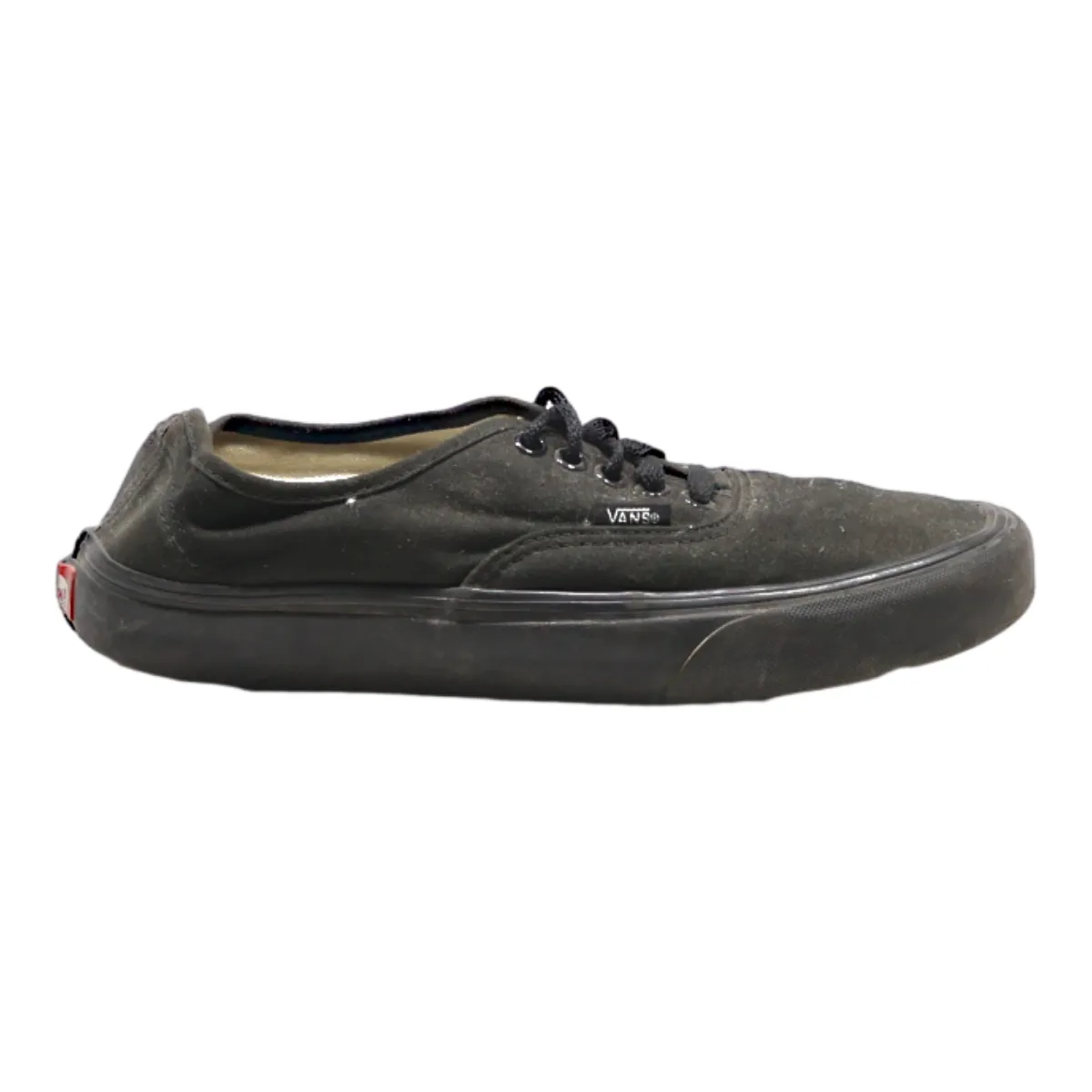 VANS Sneaker Trainers Black Canvas Womens UK 7