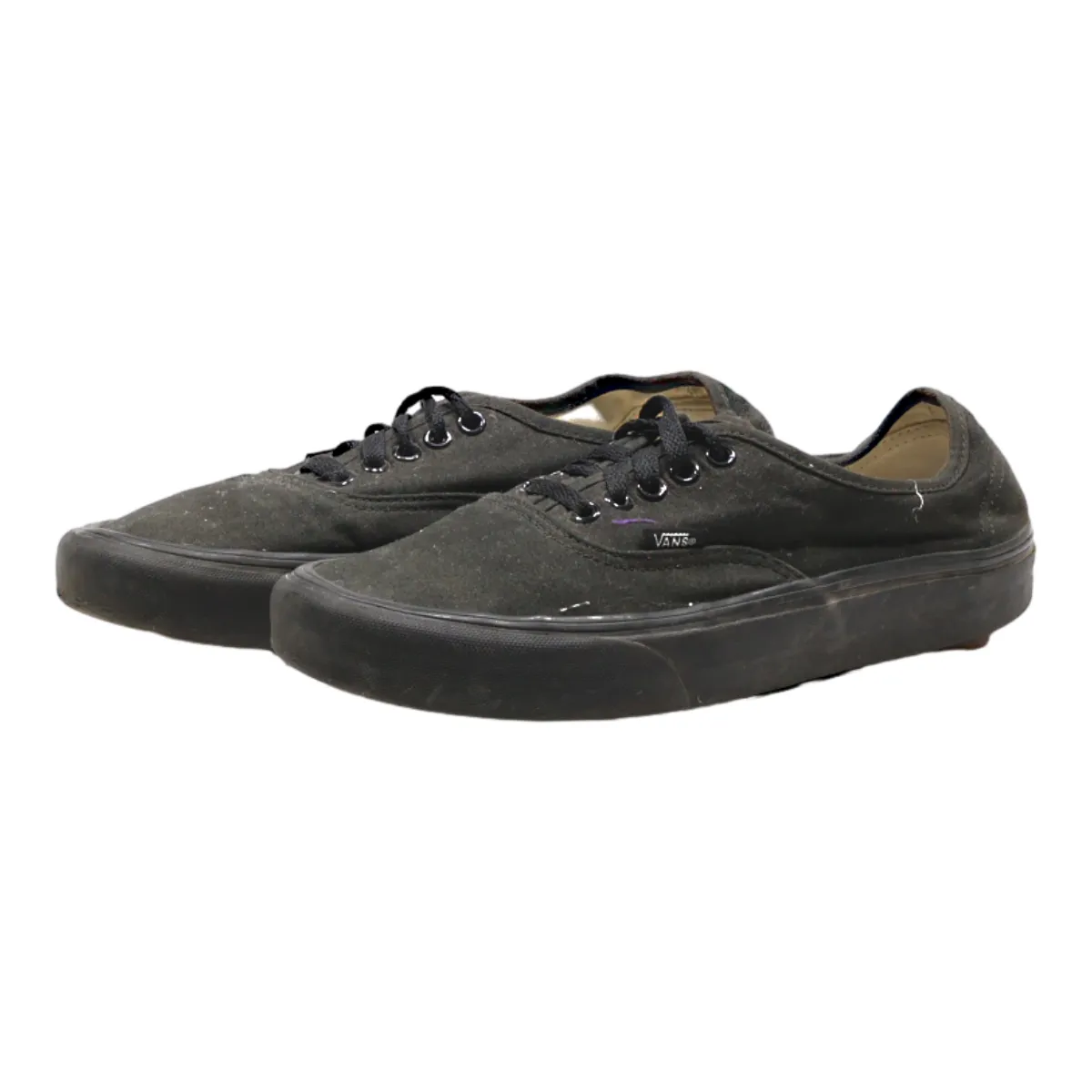 VANS Sneaker Trainers Black Canvas Womens UK 7