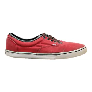 VANS Sneaker Trainers Red Canvas Mens UK 9