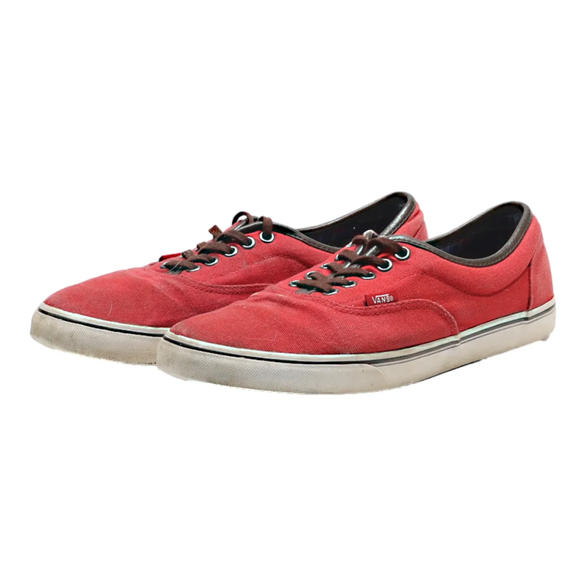 VANS Sneaker Trainers Red Canvas Mens UK 9
