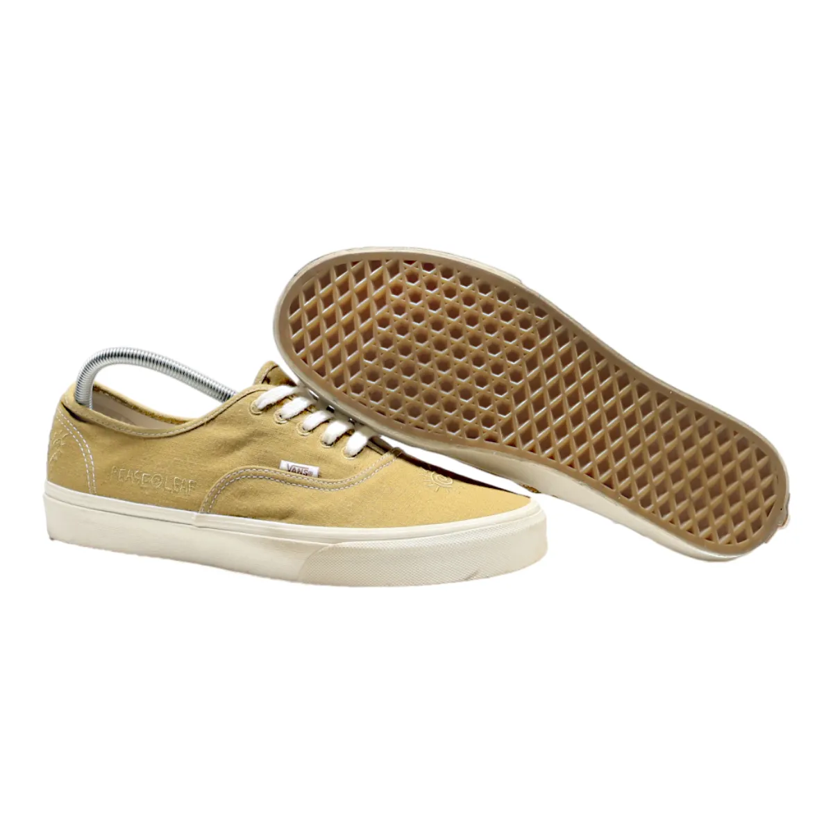 VANS Sneaker Trainers Yellow Canvas Mens UK 9